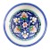 Sugar of Rishtan ceramics "Flowers", 250 ml, blue