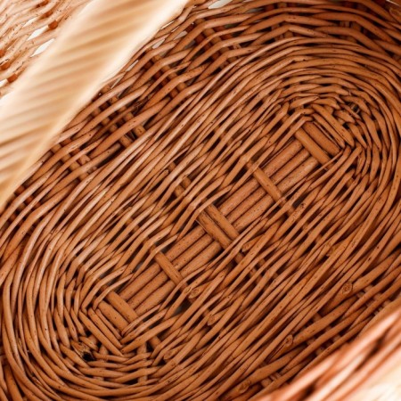 Basket "Uralskaya", 15 l, bottom 18x28 cm, top 24x34 cm, h = 28/40 cm, willow-3