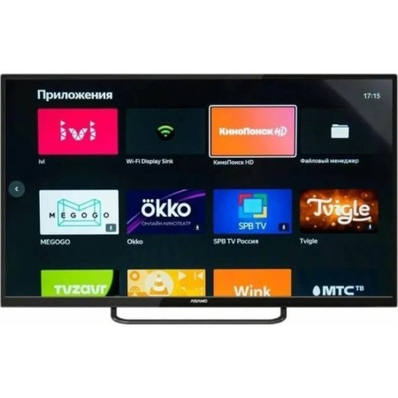 TV ASANO 32LH8110T, 32 ", 1366x768, DVB-T/s, HDMI 2, USB 2, Smarttv, Black-1