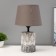 AManda table lamp E27 40W gray 20x20x33 cm
