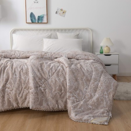 Blanket "Babylon", size 160x220 cm, beige color-2