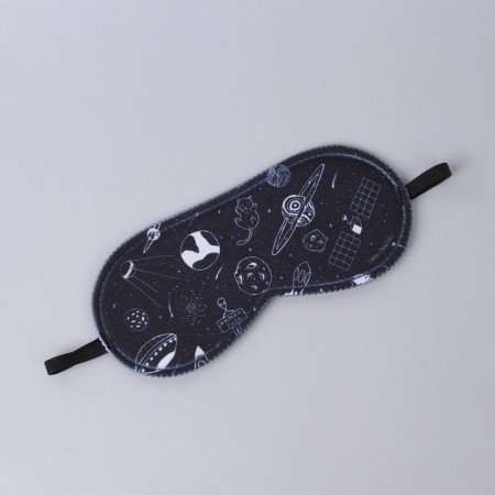 Dream Mask "Galaxy", 19 × 8.5 cm, elastic band is single, Mix drawing-2