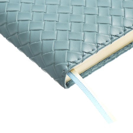 Gift Davente.clair: Diamur of Leduced A5 136 sheets, solid cover, block 70, blue + ballpoint pen-4