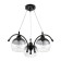 Asson lamp 3he27 40w Black 51x51x60 cm Bayerlux