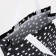 Household bag without fastening, black color