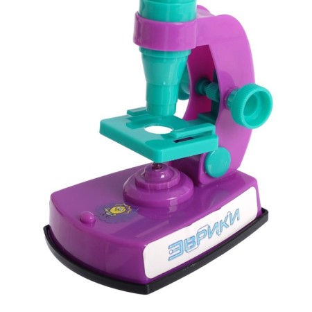 Microscope "Eurysics" with light effects and interchangeable lenses-2