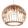 Lamp Bayerlux 6330/1, 1he27 15W, brown 31x24+60 cm