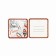 A set of 6 nameplate for gifts "Happiness", 6.5 x 5.1 cm, 6 pcs