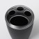 Set for the bathroom “Standard”, 4 items: soap dispenser, soap dish, 2 cups, 24 × 8 × 17 cm, black color is black