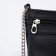 Bag Cross-Bodi with a zipper, black color