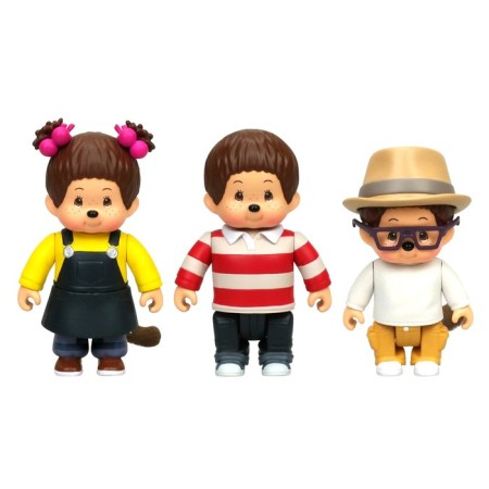 Figures Monchhichi "Bkauri, Hannah and Willy"