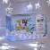 Garland “thread” 4 m with nozzles “stars”, IP20, transparent thread, 20 LED, white glow, 8 modes, 220 V
