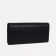 Women's wallet on magnets, black color