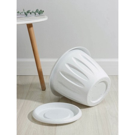 Pot with the pallet "Felicia", 10.4 l, the color is marble-8