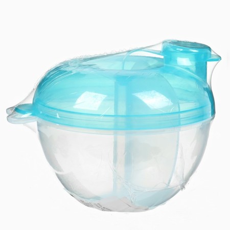 Container for baby food, 3 sections, type 3, 180ml., Blue color-6