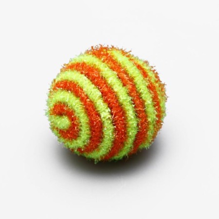 A brilliant two-color ball, 5 cm, mix of flowers-1