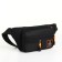 Lightning waist bag, 3 outer pockets, black color