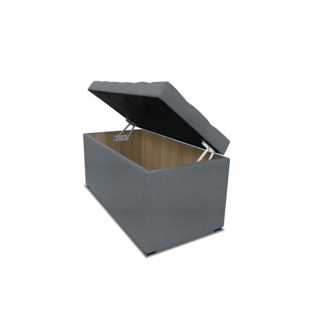 Puff with a lid and weighting, 800 × 400 × 420 mm, lunar matting, MIST color-6