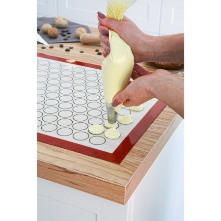 Reinforced rug "pasta", silicone, 60 × 40 cm-4