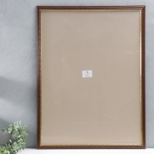 Фоторамка пластик 60х80 см, K203-BROWN-60-80 (пластиковый экран)