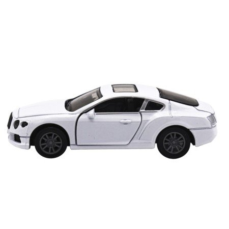 Inertial Funky Toys "Sedan", Die-Cast, 1:32, opening doors, white color-3