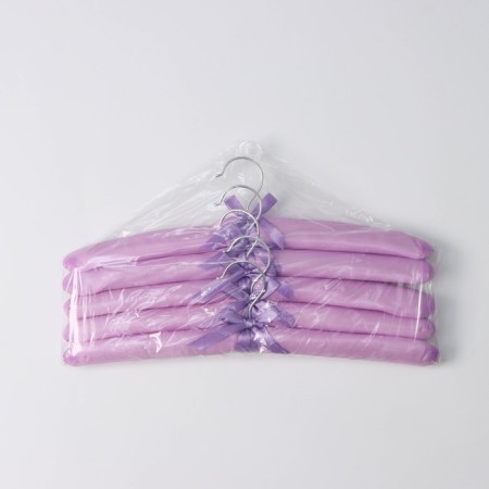Shoulders - Manquists for clothing soft "Atlas", 5 pcs, 37.5 × 10 × 3 cm, lilac color-4