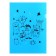 A set of A4, 180 μm folders, calligrata "monsters", translucent, 6 pieces, with print, mix