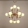 Modesta chandelier 12he27 gold 83x83x100 cm
