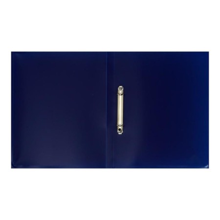 Folder on 2 rings A4, calligrata, 18 mm, 500 μm, 2 cm x 25 cm x 30.5 cm, blueberry-1
