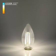 Филаментная светодиодная лампа «Свеча» Elektrostandard, 35х35х98 мм, 9Вт, E14, 1000Лм, 6500К