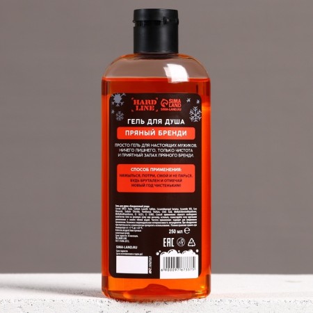 Shower gel “better than nothing”, 250 ml, spicy brandy aroma, pure happiness-2