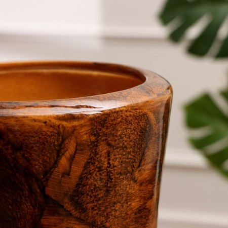 Set of pots 3pcs. "Cone" 20 l/ 8.5 l/ 3.5 l brown-3