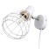 Scoop with a switch on the wire "Chloe" E14 40W white 19x10x18cm