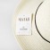 Hat with a bow Minaku color white, rr 56-58