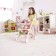 Walking stroller for Hape dolls, wooden