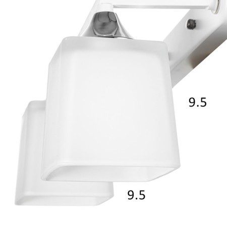 Sconces "Iliad" 2x14 40W white 31x15.5x15cm-8