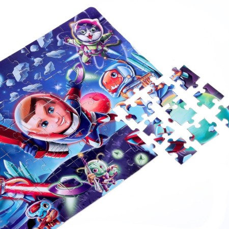 Puzzles glowing in the dark "Cosmic landing", 88 details-2