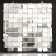Panel with sequins for photo zones, square, 30*30cm, blue color