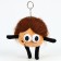 Soft toy "Troll-Glazastik" on the key fob, 10 cm