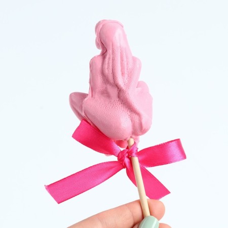 Lollipop "I am sitting at work", taste: blueberries, 45 g. (18+)-3