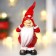 Souvenir Polystone "Grandfather Frost in a cap with a heart and a long beard" 16.8x7.8x5.5 cm