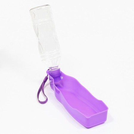 Walking auto -pound with a curly bottle, 450 ml, purple-1
