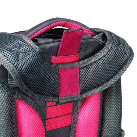 School backpack 38 x 30 x 16 cm, ergonomic back, stavia "unicorn", gray-10