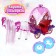 Carriage for dolls "Fairy Tale", a horse walks