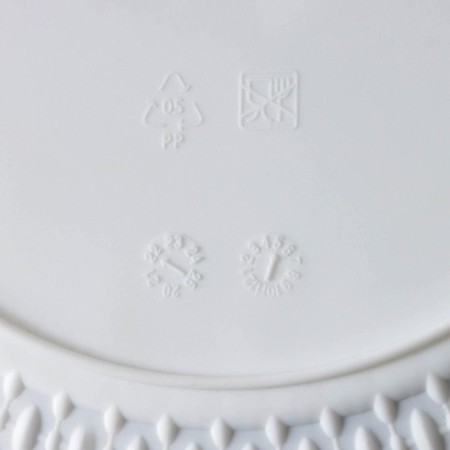 Kashpo for flowers with an insert “Pirula”, D = 29 cm, 10.2 l, insert 4 l, white color-5