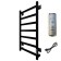 True heated towel rail "Trugor" PEK SP 20, 800 x 500 mm, VGP, Black