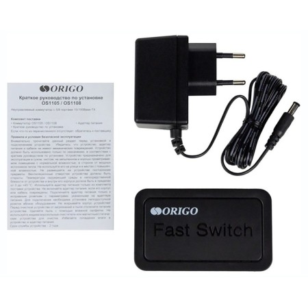 T -shirt Origo OS1105 OS1105/A1A 5x100Mbit/s uncontrollable-3