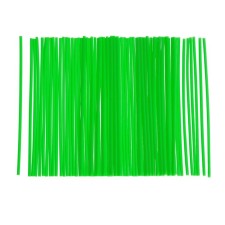 Decorative overlays on the knitting needles of a motorcycle, 23 × 0.5 cm, green, set 72 pcs