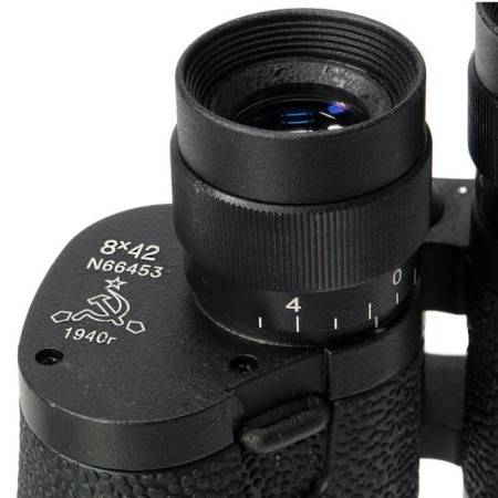 Field binoculars VEBER B-3, 8 × 42, black color-4