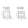 Santa Wardrobe mirror "Mira 60" Amber color